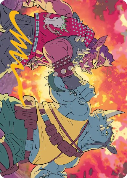 画像1: ビーバップとロックステディ/Bebop & Rocksteady No.029 (箔押し版) 【日本語版】 [TMT-アート] (1)