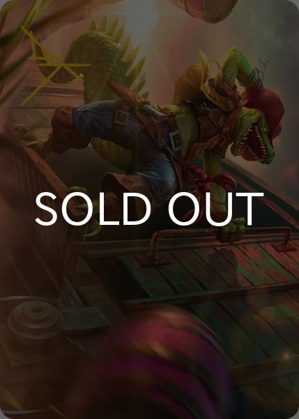 画像1: アイアンゲーター、レザーヘッド/Leatherhead, Iron Gator No.043 (箔押し版) 【英語版】 [TMT-アート] (1)