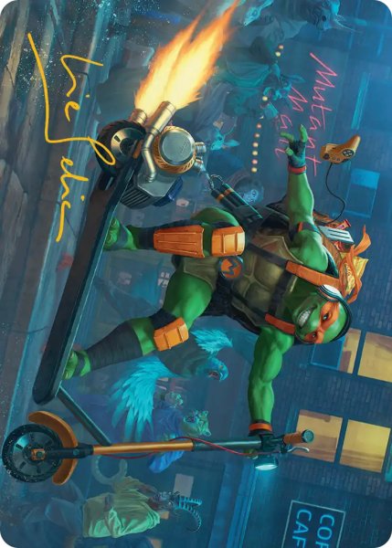 画像1: 生中継、ミケランジェロ/Michelangelo, On the Scene No.049 (箔押し版) 【日本語版】 [TMT-アート] (1)