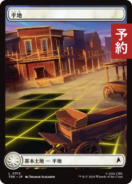 画像1: 平地/Plains No.312 (全面アート版) 【日本語版】 [TRK-土地C] (予約J) (1)