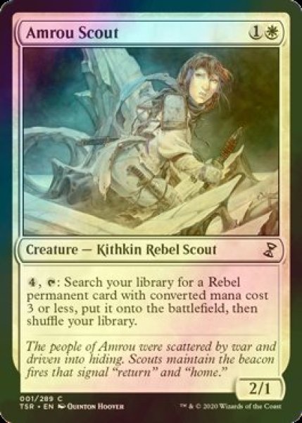 画像1: [FOIL] アムローの偵察兵/Amrou Scout 【英語版】 [TSR-白C] (1)