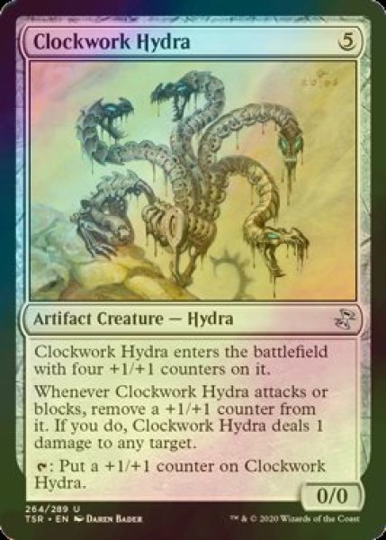 画像1: [FOIL] 機械仕掛けのハイドラ/Clockwork Hydra 【英語版】 [TSR-灰U] (1)