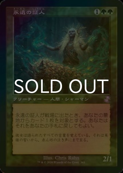 画像1: [FOIL] 永遠の証人/Eternal Witness (旧枠) 【日本語版】 [TSR-緑TS] (1)