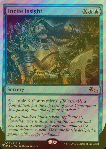 画像1: [FOIL] Incite Insight 【英語版】 [UST-青List] (1)