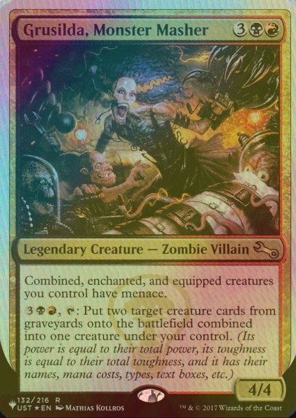 画像1: [FOIL] Grusilda, Monster Masher 【英語版】 [UST-金List] (1)