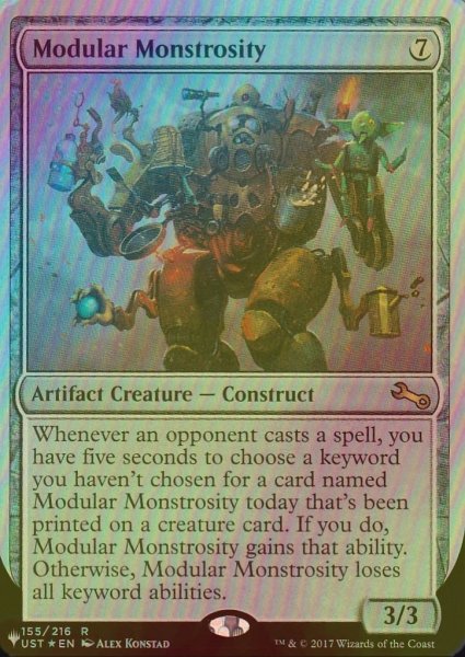 画像1: [FOIL] Modular Monstrosity 【英語版】 [UST-灰List] (1)