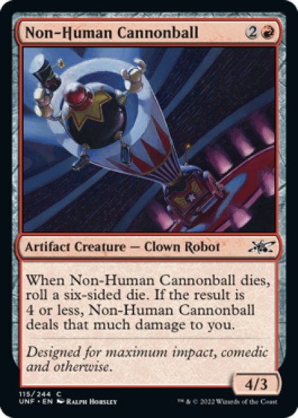 画像1: Non-Human Cannonball 【英語版】 [UNF-赤C] (1)