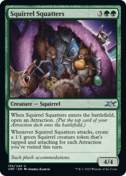 画像1: Squirrel Squatters 【英語版】 [UNF-緑U] (1)