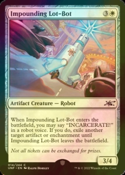 画像1: [FOIL] Impounding Lot-Bot 【英語版】 [UNF-白C] (1)