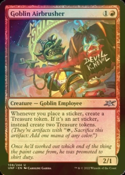 画像1: [FOIL] Goblin Airbrusher 【英語版】 [UNF-赤U] (1)