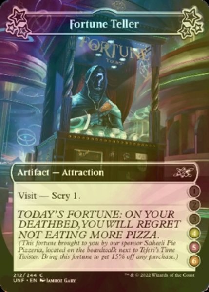 画像1: [FOIL] Fortune Teller ●●●(4)(5)(6) 【英語版】 [UNF-アトラクションC] (1)