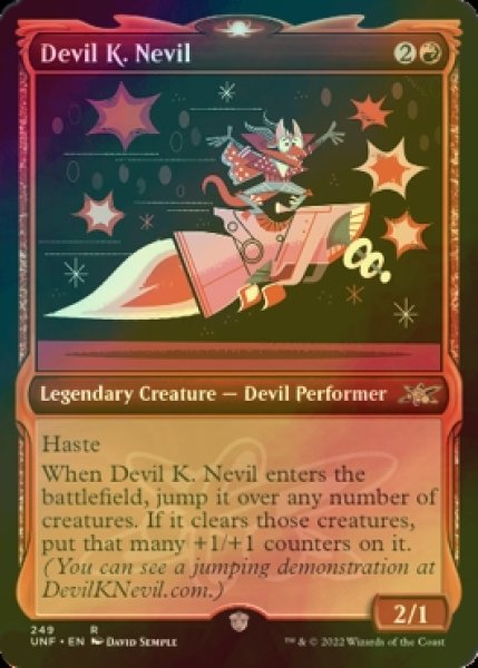 画像1: [FOIL] Devil K. Nevil (ショーケース版) 【英語版】 [UNF-赤R] (1)