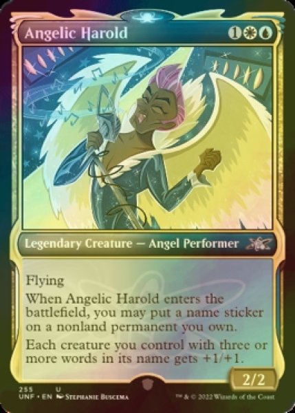 画像1: [FOIL] Angelic Harold (ショーケース版) 【英語版】 [UNF-金U] (1)