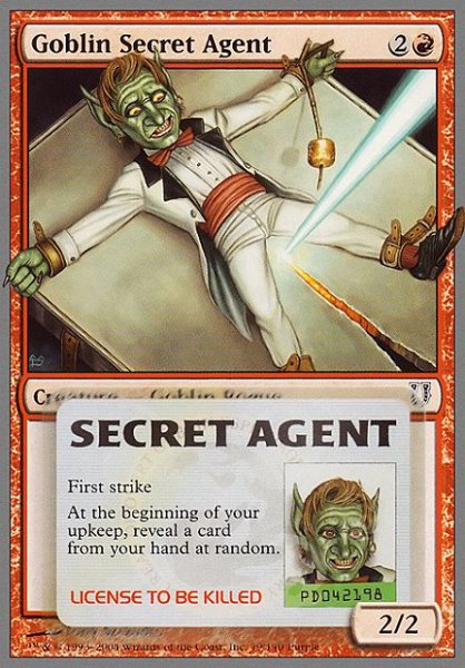 画像1: ゴブリンの秘密諜報員/Goblin Secret Agent 【英語版】 [UNH-赤C] (1)