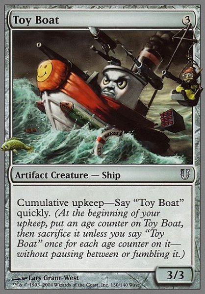 画像1: おもちゃの船/Toy Boat 【英語版】 [UNH-灰U] (1)