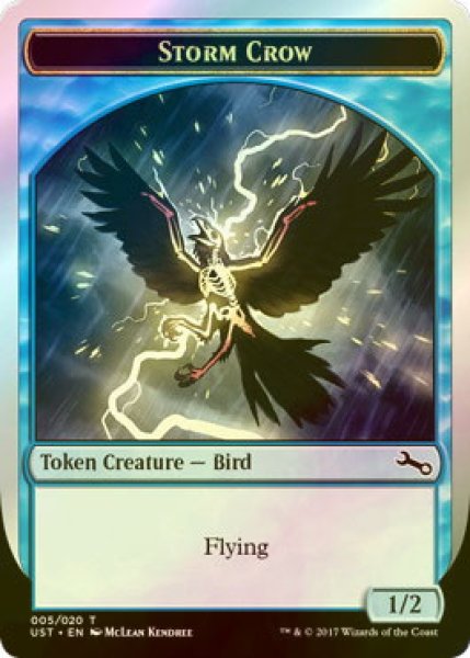 画像1: [FOIL] 嵐雲のカラス/STORM CROW 【英語版】 [UST-トークン] (1)