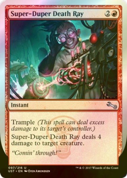 画像1: [FOIL] Super-Duper Death Ray 【英語版】 [UST-赤U] (1)