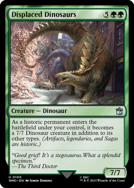画像1: 転置された恐竜/Displaced Dinosaurs 【英語版】 [WHO-緑U] (1)