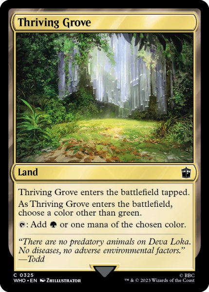 画像1: 興隆する木立/Thriving Grove 【英語版】 [WHO-土地C] (1)