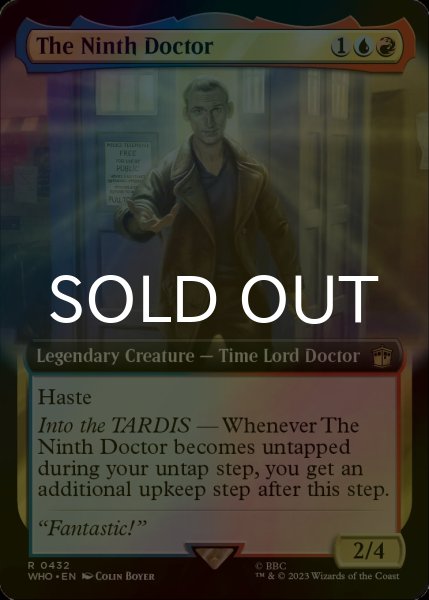 画像1: [FOIL] ９代目ドクター/The Ninth Doctor No.432 (拡張アート版) 【英語版】 [WHO-金R] (1)