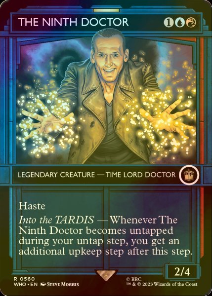 画像1: [FOIL] ９代目ドクター/The Ninth Doctor No.560 (ショーケース版) 【英語版】 [WHO-金R] (1)