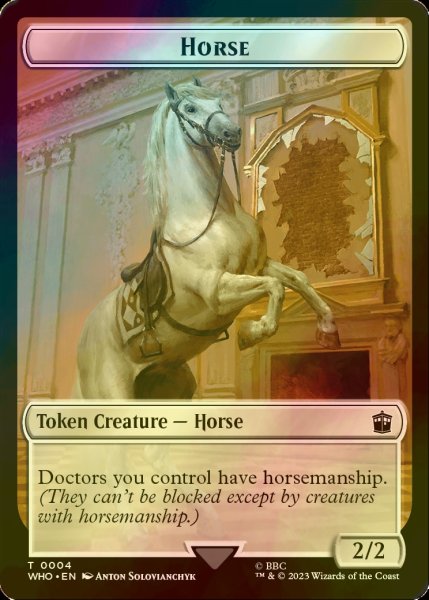 画像1: [FOIL] 馬/HORSE 【英語版】 [WHO-トークン] (1)