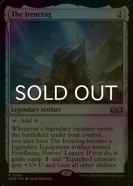 画像1: [FOIL] アイレンクラッグ/The Irencrag 【英語版】 [WOE-灰R] (1)