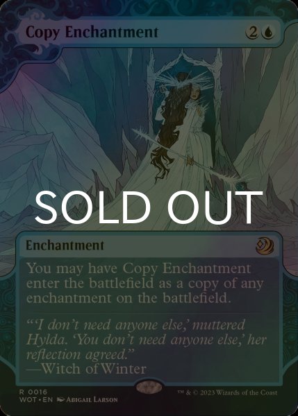 画像1: [FOIL] エンチャント複製/Copy Enchantment (ショーケース版) 【英語版】 [WOT-青R] (1)