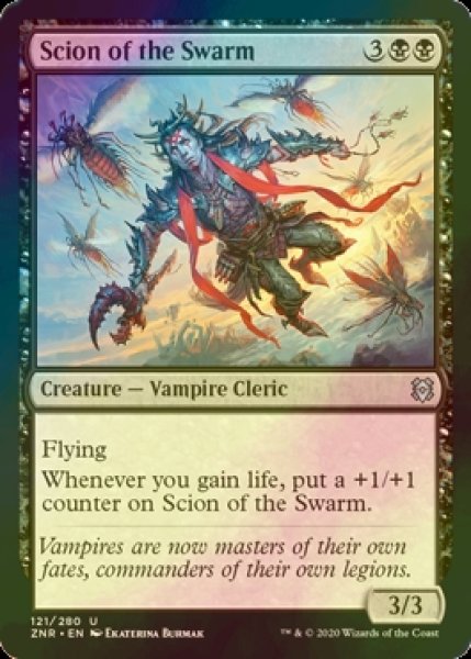 画像1: [FOIL] 群れの末裔/Scion of the Swarm 【英語版】 [ZNR-黒U] (1)