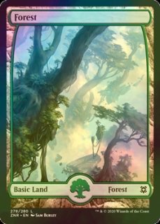FORESTフォレスト FOIL] 森/Forest No.278 【日本語版】 [ZNR-土地C] - シングルスター