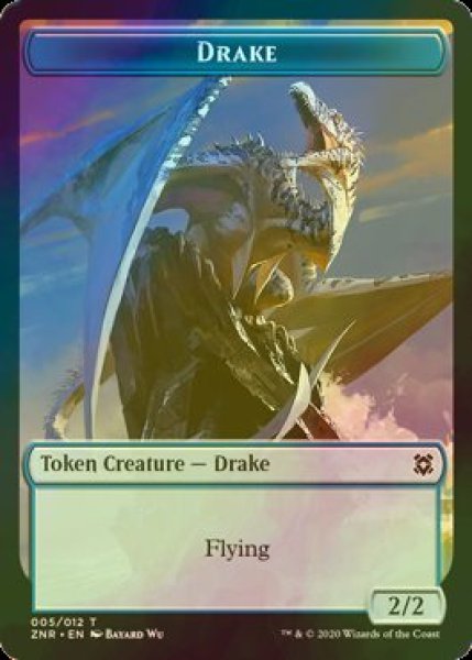 画像1: [FOIL] ドレイク/DRAKE 【英語版】 [ZNR-トークン] (1)