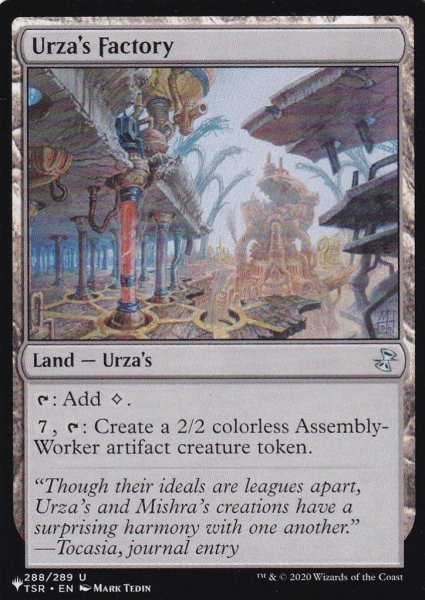 画像1: ウルザの工廠/Urza's Factory 【英語版】 [TSR-土地List] (1)