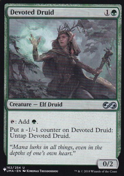 画像1: 献身のドルイド/Devoted Druid 【英語版】 [UMA-緑List] (1)