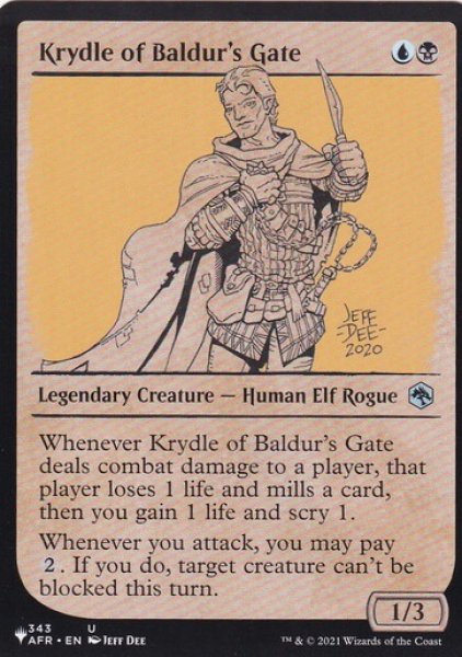 画像1: バルダーズ・ゲートのクライドル/Krydle of Baldur's Gate 【英語版】 [AFR-金List] (1)