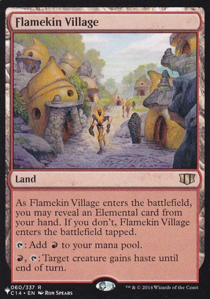 画像1: 炎族の村/Flamekin Village 【英語版】 [C14-土地List] (1)