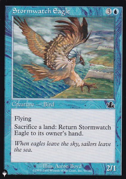 画像1: 嵐を見守る鷲/Stormwatch Eagle 【英語版】 [PCY-青List] (1)