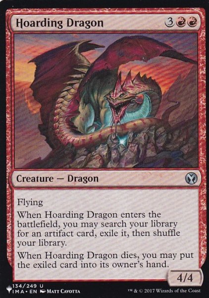 画像1: 溜め込むドラゴン/Hoarding Dragon 【英語版】 [IMA-赤List] (1)