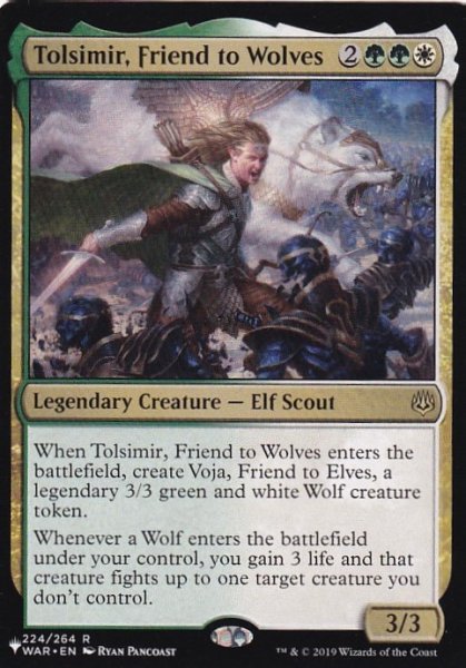 画像1: 狼の友、トルシミール/Tolsimir, Friend to Wolves 【英語版】 [WAR-金List] (1)