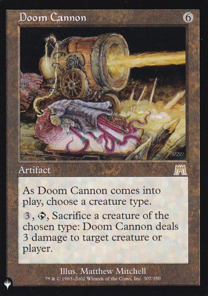 画像1: 終末の大砲/Doom Cannon 【英語版】 [ONS-灰List] (1)