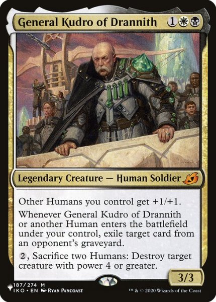 画像1: ドラニスのクードロ将軍/General Kudro of Drannith 【英語版】 [IKO-金List] (1)