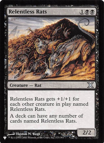 画像1: 執拗なネズミ/Relentless Rats 【英語版】 [10E-黒List] (1)
