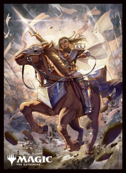 画像1: 【エンスカイ】 カードスリーブ ファウンデーションズ 『輝かしい聖戦士、エーデリン』 (1)