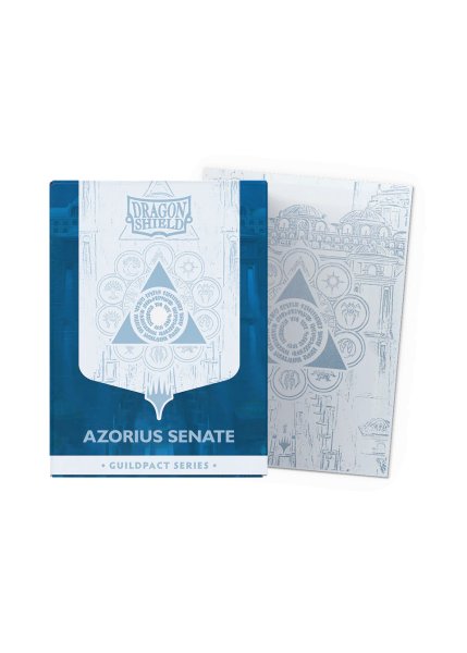 画像1: 【ドラゴンシールド】 カードスリーブ Guildpact Series 『アゾリウス評議会/Azorius Senate』 (1)