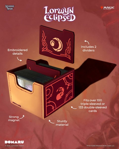 画像2: 【GATHERERS TAVERN】 Lorwyn Eclipsed Cinder Red DOMARU Box (2)