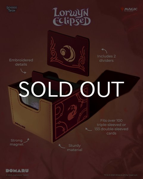 画像2: 【GATHERERS TAVERN】 Lorwyn Eclipsed Cinder Red DOMARU Box (2)