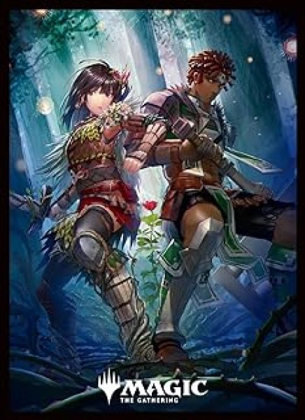 画像1: 【エンスカイ】 カードスリーブ エルドレインの森 『中心部の防衛』 (1)