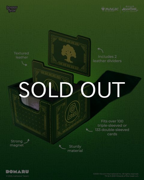 画像2: 【GATHERERS TAVERN】 Avatar: The Last Airbender Earth Domaru Box (2)