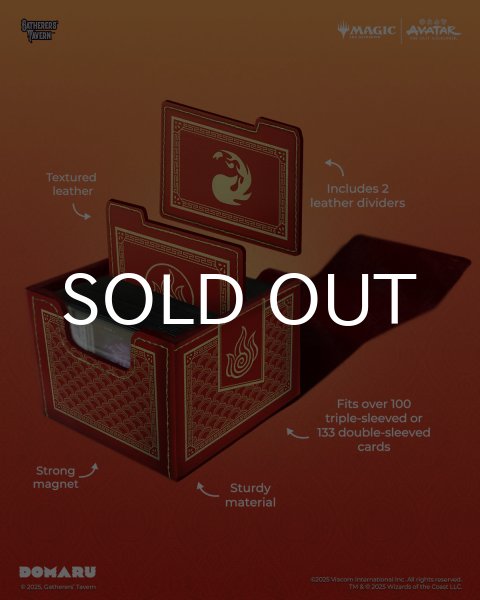 画像2: 【GATHERERS TAVERN】 Avatar: The Last Airbender Fire Domaru Box (2)