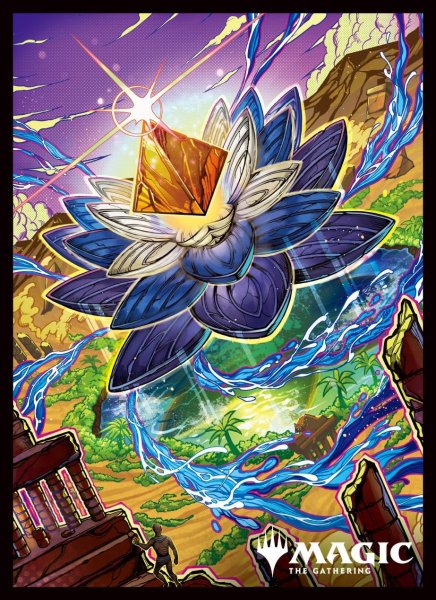 画像1: 【エンスカイ】 カードスリーブ 霊気走破 『光輝の睡蓮』 (1)