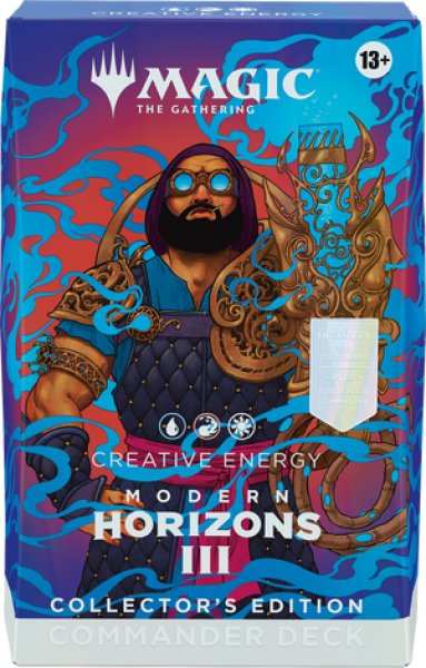 画像1: モダンホライゾン3 英語版 統率者デッキ Collector's Edition CREATIVE ENERGY《訳あり未開封》粘着有 (1)